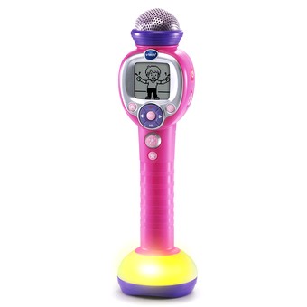 VTech - KidiMagic StarLight Rose, Radio Réveil Enfant 9 En 1, Étoile