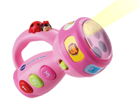 vtech spin and learn color flashlight pink