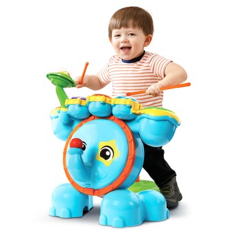 vtech drum set with stool