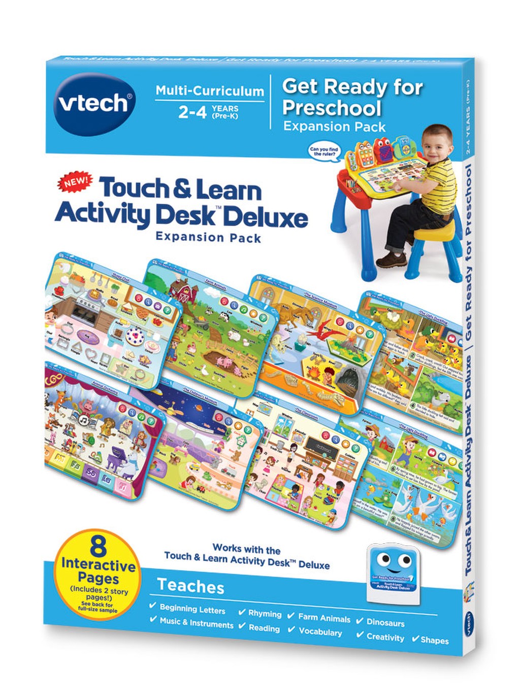 Vtech Touch & Learn Activity Desk 80-194800 for sale online