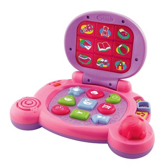 Vtech Baby's Learning Laptop Educational School Pink Purple Toy