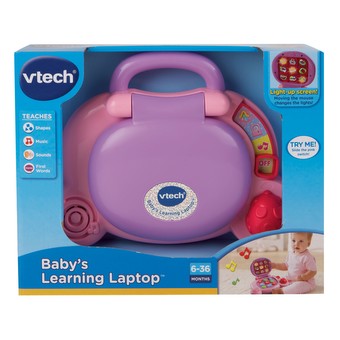 vtech baby's learning laptop pink