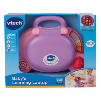 vtech pink my laptop 