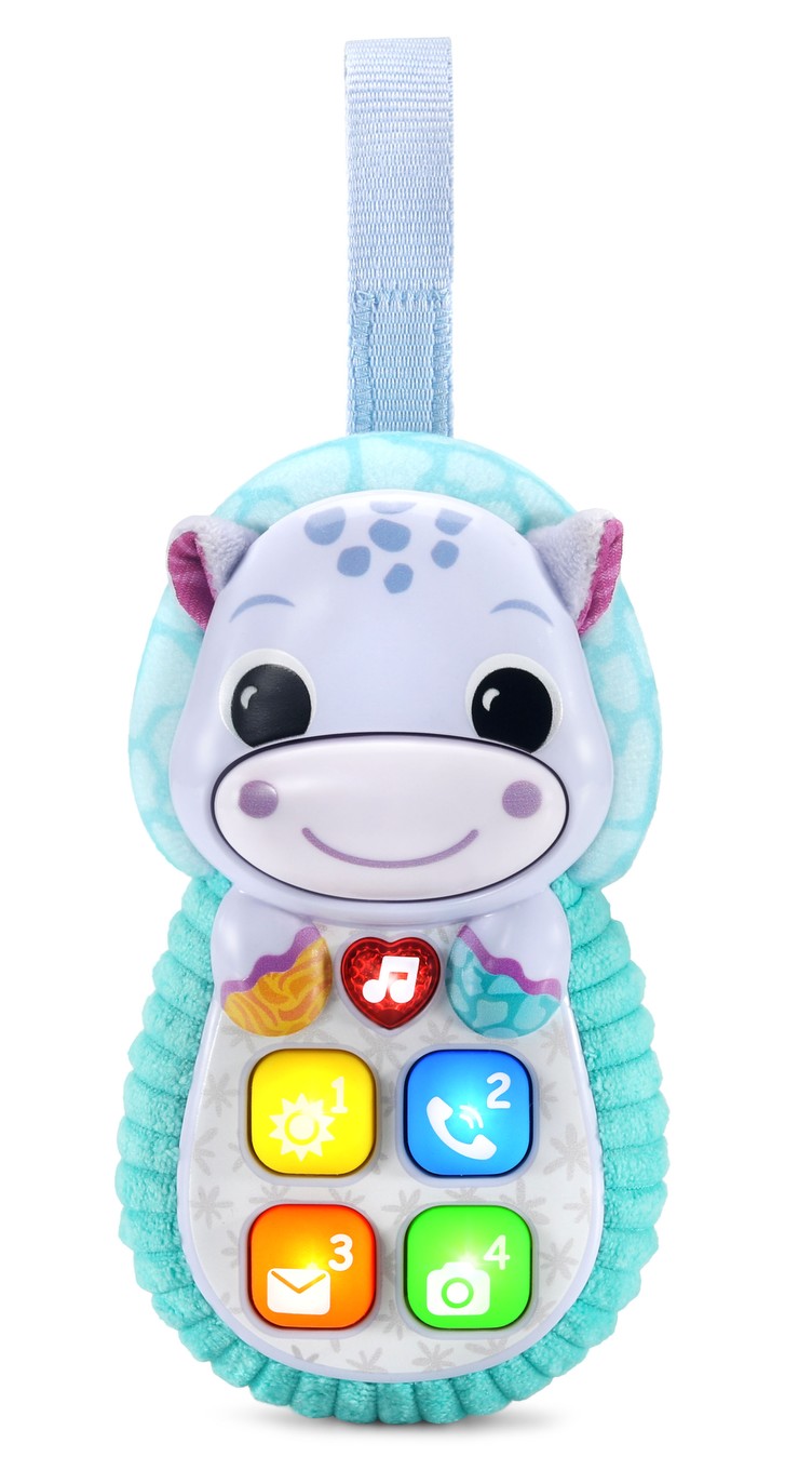 VTech Baby® Hello, Hippo! Soft Phone™: Early Learning Fun for Babies
