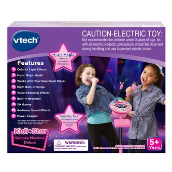 VTech Kidi Super Star Music Magic Microphone Built In Songs Voice Changer  Games