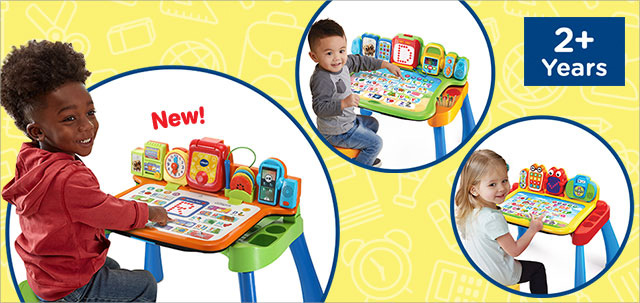 New Get Ready for School Learning Desk, Explore & Write Activity Desk, Touch & Learn Activity Desk Deluxe for ages 2+ years