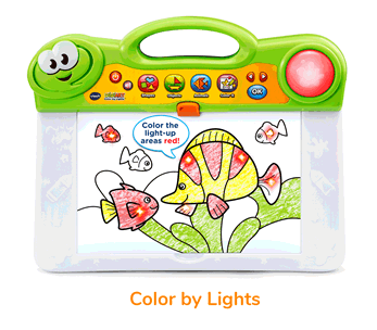 Follow the lights. Color by lights. Follow the lights. Color by lights.