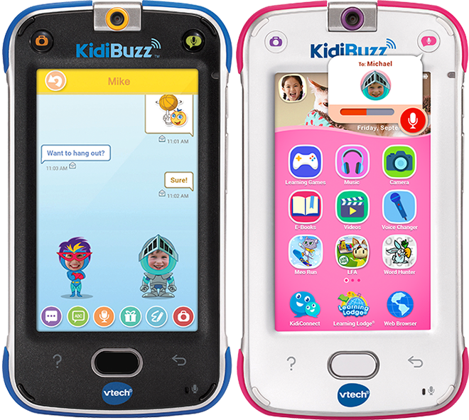 KidiBuzz is a handheld smart device for kids VTech