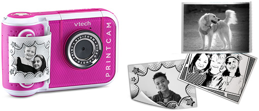 VTech KidiZoom PrintCam Digital Camera and Printer for Kids, Imaginative  Play Real Camera