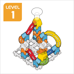 Marble Rush Discovery Starter Set Build 1, Level 1