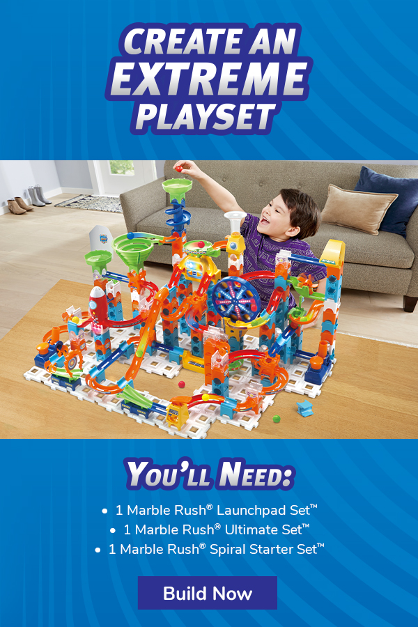 Jeu de construction Vtech Marble Rush Circuit à billes Rocket Set