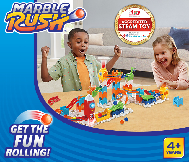 VTech - Circuit de billes Marble Rush - Rocket Set Electronic M100E