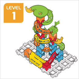 Marble Rush Corkscrew Rush Set Build 2, Level 1