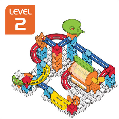 Marble Rush Corkscrew Rush Set Build 7, Level 2