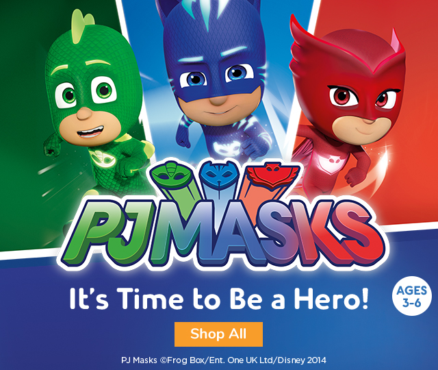 PJMASKS! It's Time to Be a Hero! PJMASKS! It's Time to Be a Hero! For 3 to 6 Ages. Shop All.