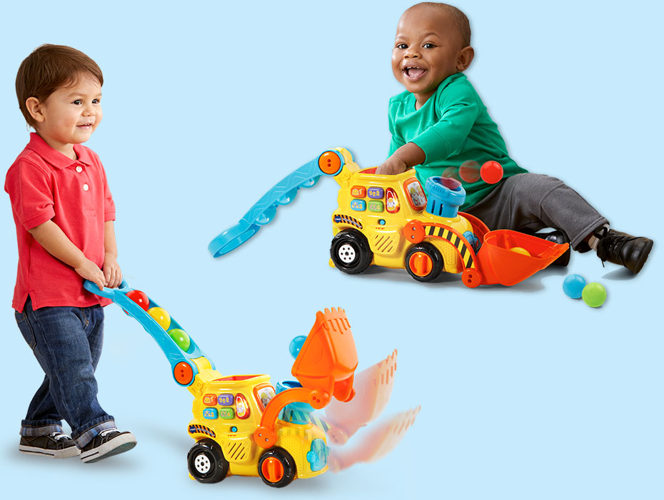 Push & Pop Bulldozer™ Push & Pop Bulldozer™