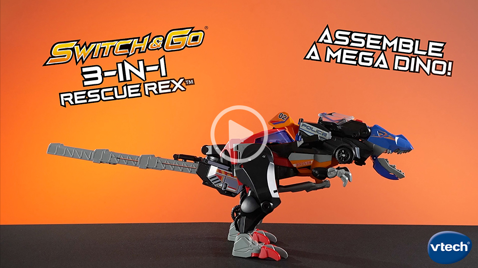Switch & Go 3-in-1 Rescue Rex Assembly