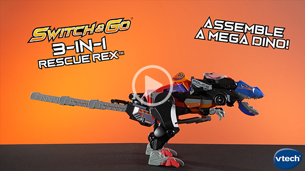 Switch & Go 3-in-1 Rescue Rex Assembly