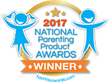 2017 National Parenting Product Awards Winner.