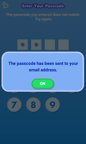Screen: Check your email message