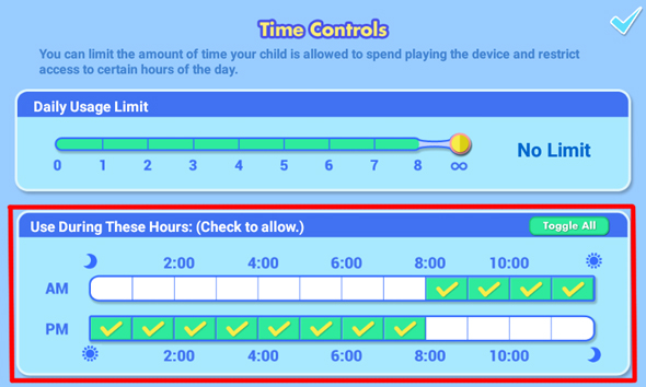 Time controls