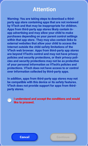 Screen: Amazon Appstore Attention
