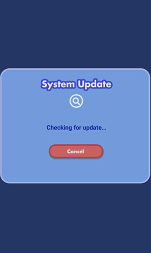 Screen: System Update