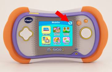 Settings icon on MobiGo® 2 main menu
