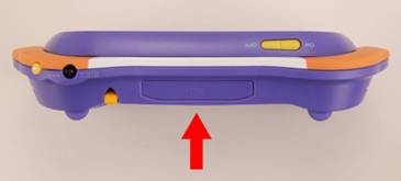 cartridge slot on the top of the MobiGo®
